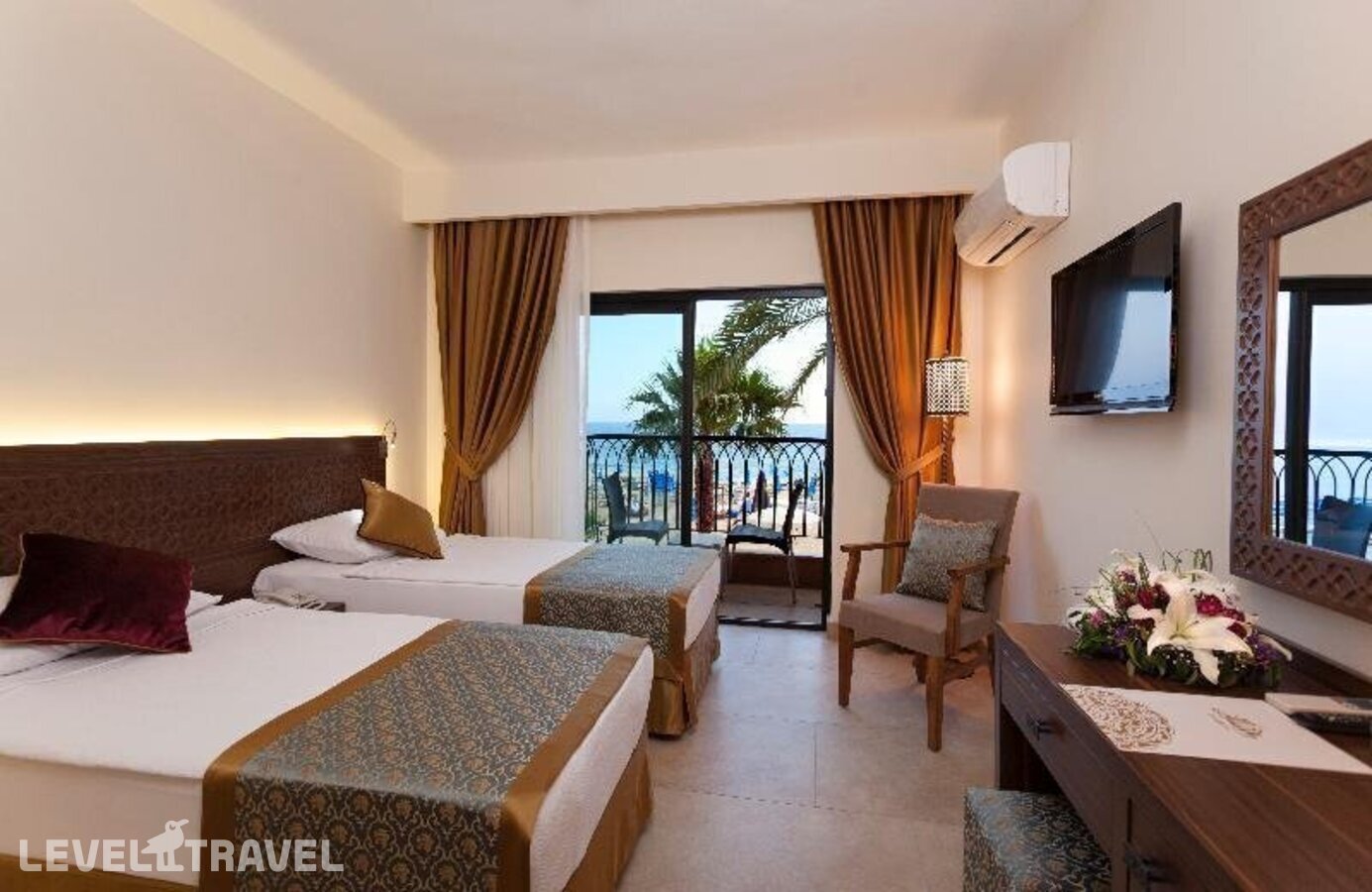фотографии номера Стандартный с видом на море отеля Alaaddin Beach Hotel (Adults Only 18+) в Турция(Аланья) - фото №3