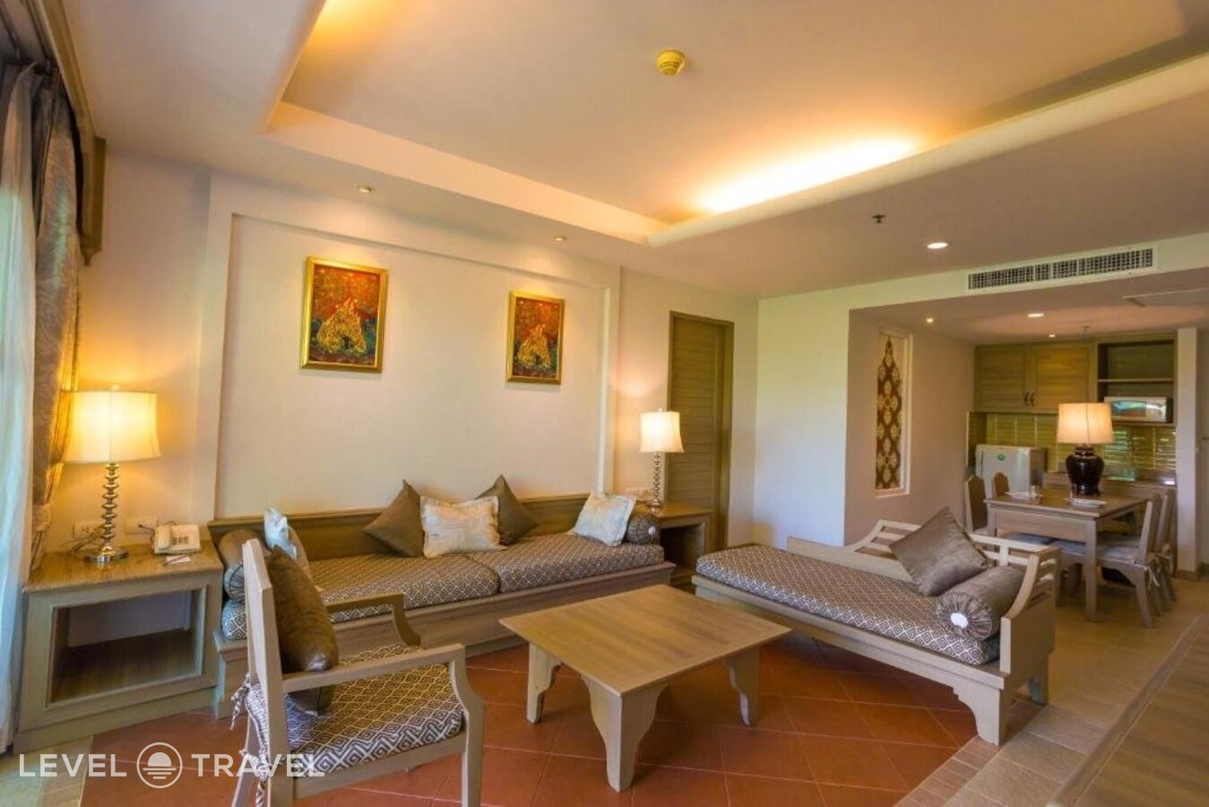 фотографии номера Семейный люкс (2 спальни) отеля Ravindra Beach Resort & Spa в Таиланд(Джомтьен) - фото №36