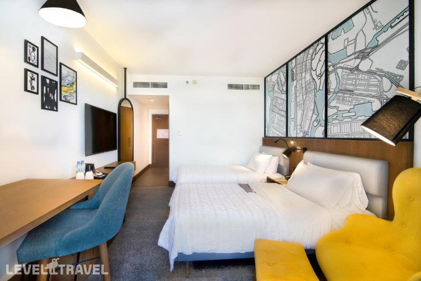 фотографии номера Клубный номер (две односпальные кровати) отеля Le Meridien Abu Dhabi Hotel в ОАЭ(Абу-Даби) - фото №2