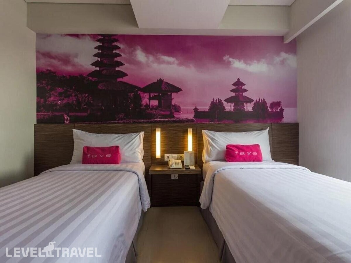 фотографии номера Улучшенный (две односпальные кровати) отеля Favehotel Sunset Seminyak в Индонезия(Семиньяк) - фото №3