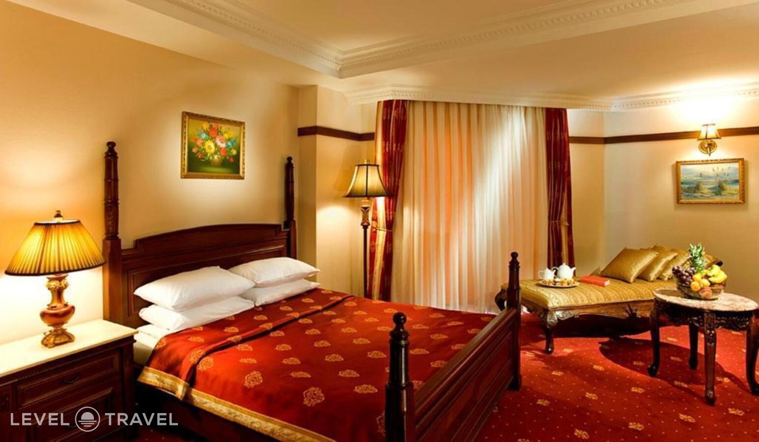фотографии номера Стандартный с частичным видом на море отеля Delphin Palace Deluxe Collection в Турция(Лара) - фото №1