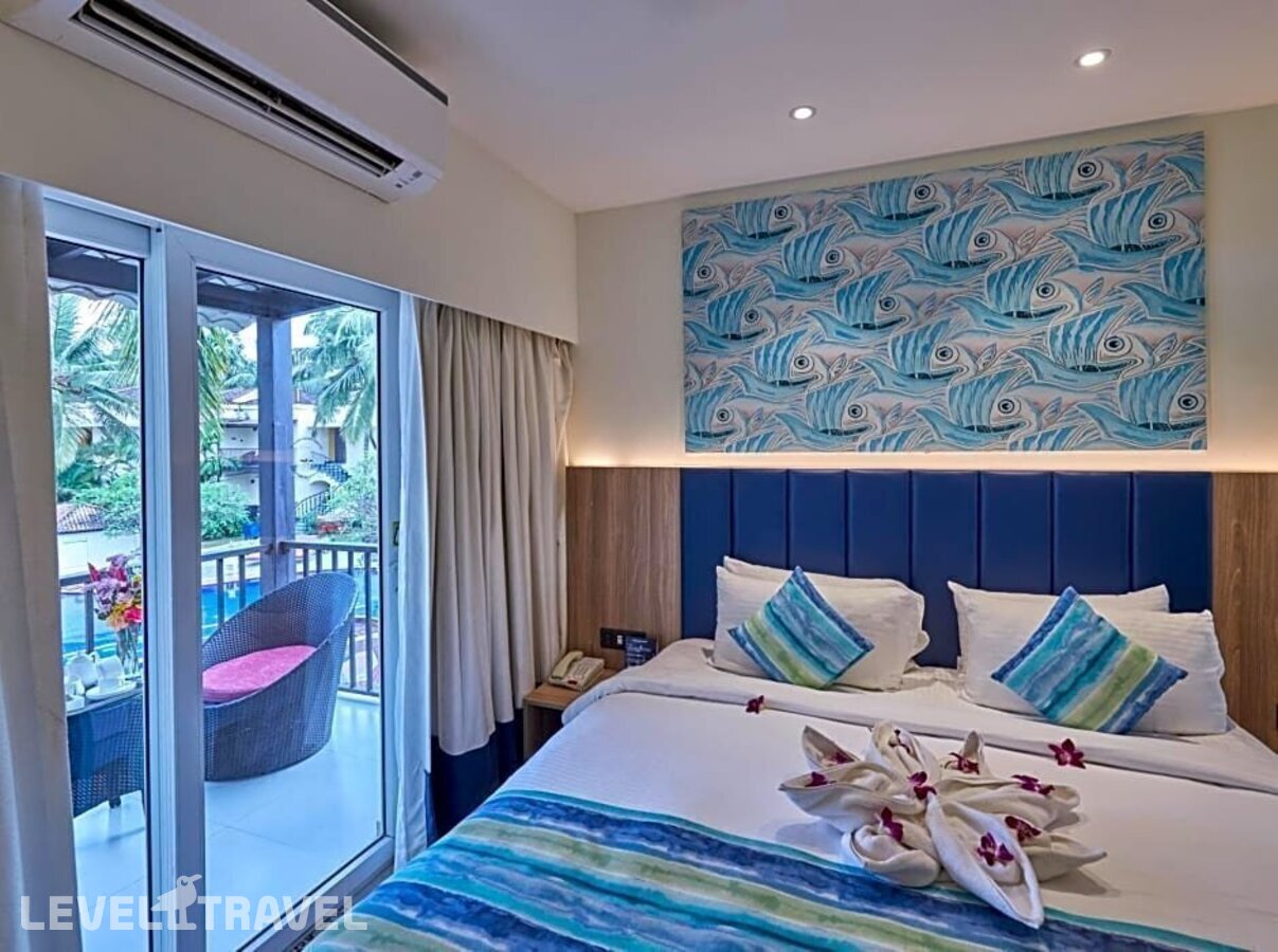фотографии номера Роскошный люкс (двуспальная кровать) отеля Royal Orchid Beach Resort в Индия(Уторда) - фото №6