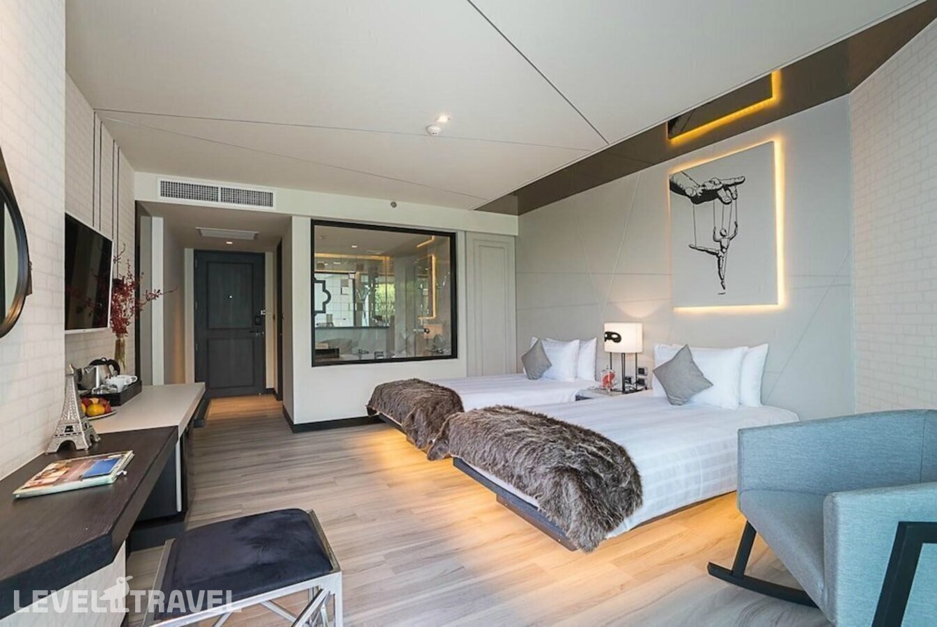 фотографии номера Делюкс с видом на сад с балконом отеля Mera Mare Hotel в Таиланд(Центральная Паттайя) - фото №3