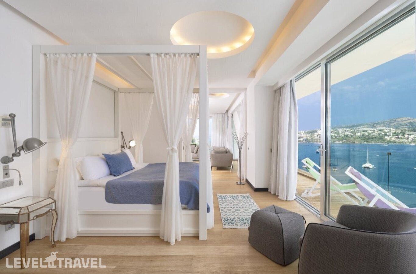 фотографии номера Люкс панорамный отеля Cape Beach Resort Bodrum в Турция(Гюндоган) - фото №1