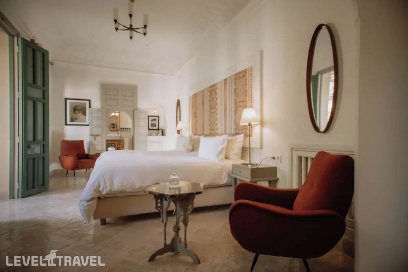 фотографии номера Люкс Премиум отеля Hotel Les Deux Tours в Марокко(Марракеш) - фото №3