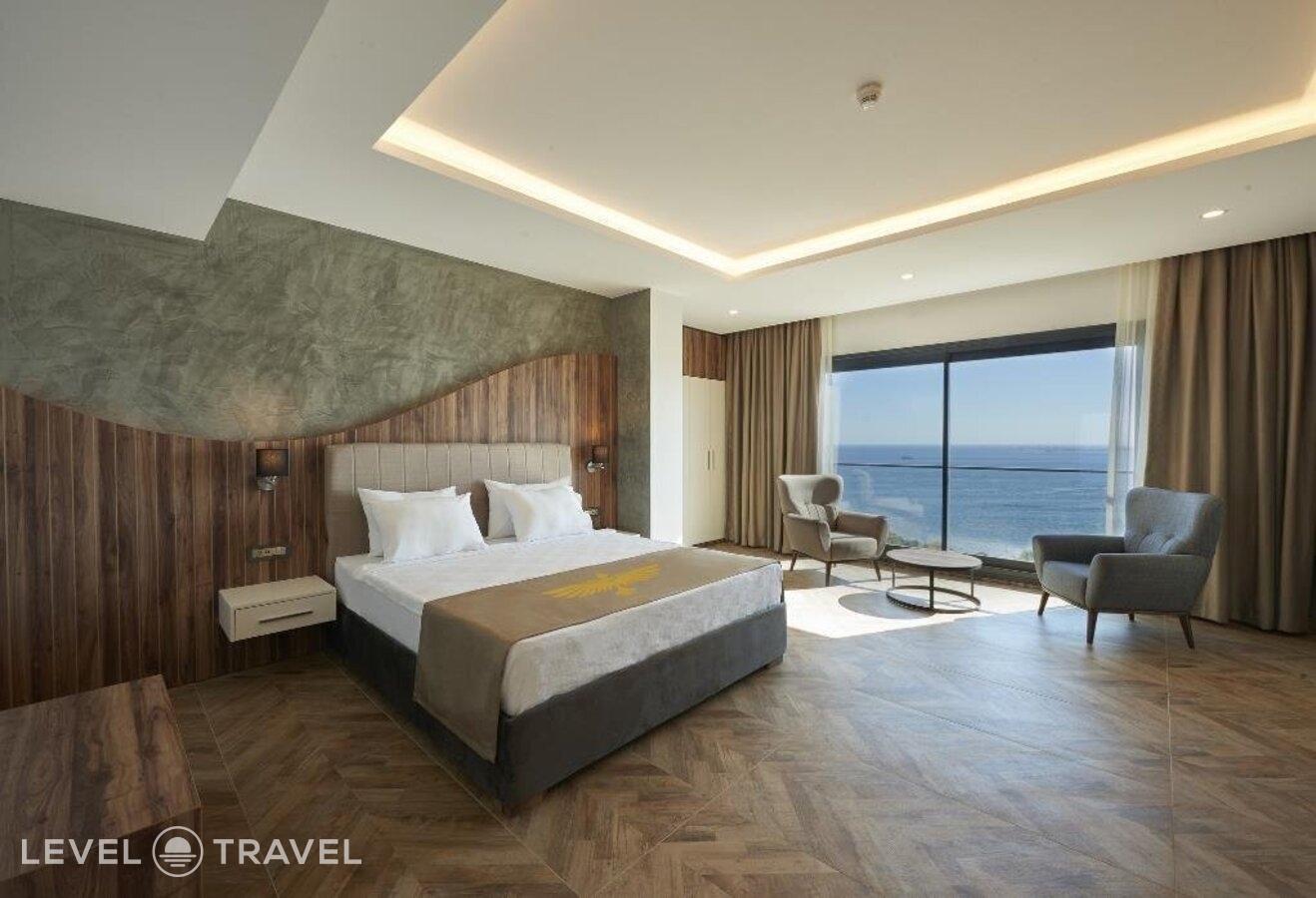 фотографии номера Одноместный с балконом и видом на море отеля City Point Beach & Spa (Ex.Maril Resort Hotel) в Турция(Дидим) - фото №1