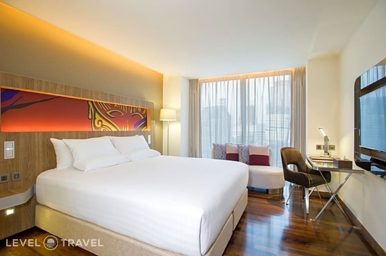 фотографии номера Улучшенный с видом на город отеля Novotel Bangkok Sukhumvit 20 в Таиланд(Бангкок) - фото №6