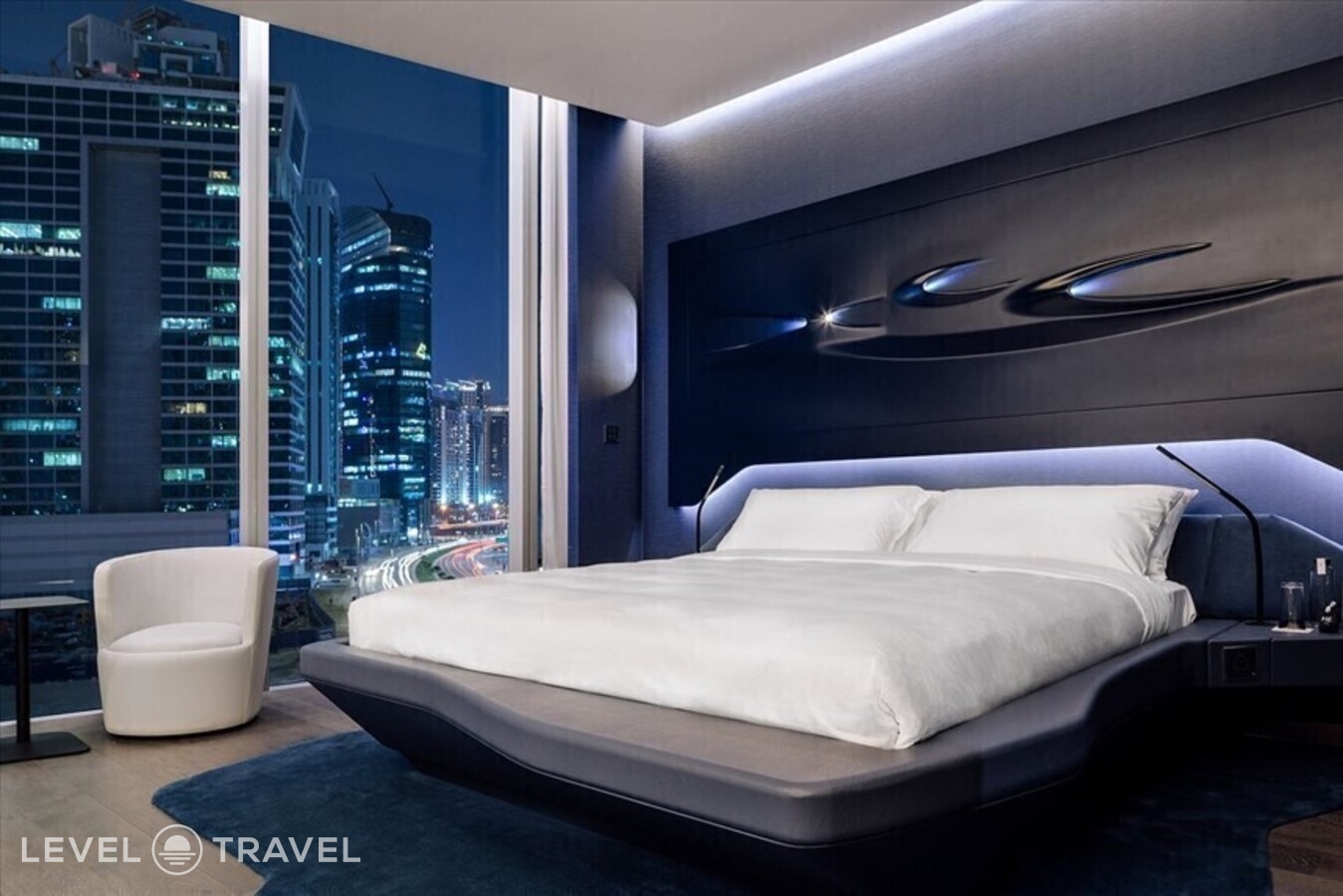 фотографии номера Улучшенный номер отеля ME By Melia Dubai в ОАЭ(Бизнес Бей) - фото №3