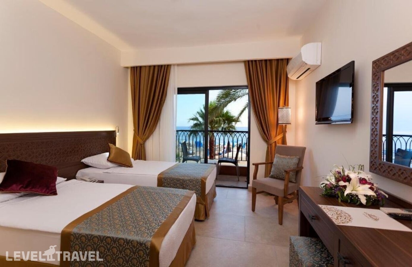 фотографии номера Трехместный номер отеля Alaaddin Beach Hotel (Adults Only 18+) в Турция(Аланья) - фото №1