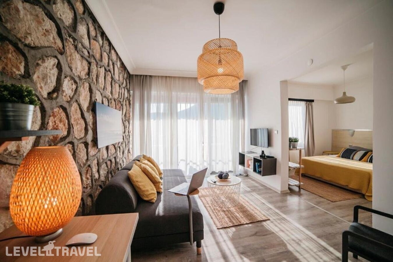 фотографии номера Люкс с видом на море отеля True Blue Boutique Hotel Kalkan в Турция(Калкан) - фото №1