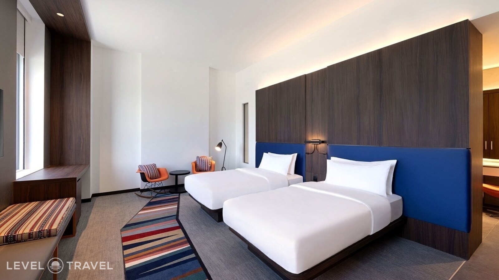 фотографии номера Номер Savvy (две односпальные кровати) отеля Aloft Al Mina Hotel в ОАЭ(Бар Дубай) - фото №4