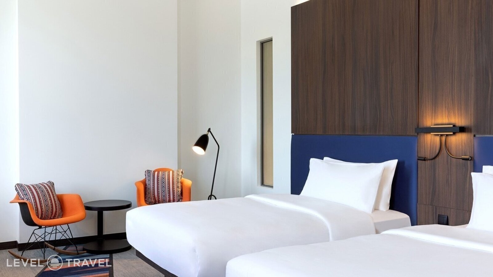 фотографии номера Номер Savvy (две односпальные кровати) отеля Aloft Al Mina Hotel в ОАЭ(Бар Дубай) - фото №2