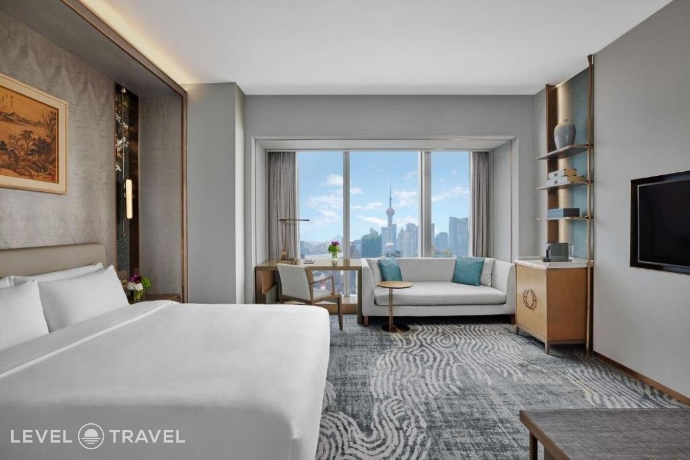 фотографии номера Стандартный с видом на город отеля Conrad Shanghai в Китай(Шанхай) - фото №6