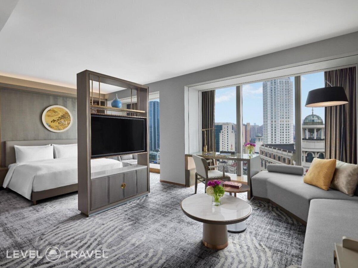 фотографии номера Стандартный с видом на город отеля Conrad Shanghai в Китай(Шанхай) - фото №1