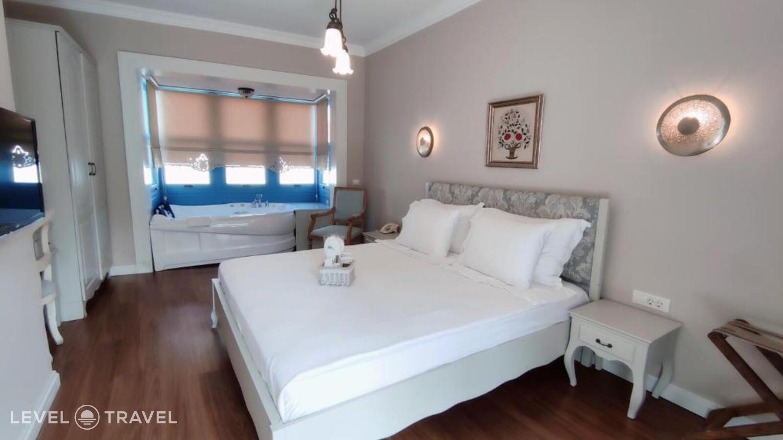 фотографии номера Делюкс с видом на сад с балконом отеля Viento Hotel Alacati - Special Class в Турция(Чешме) - фото №21