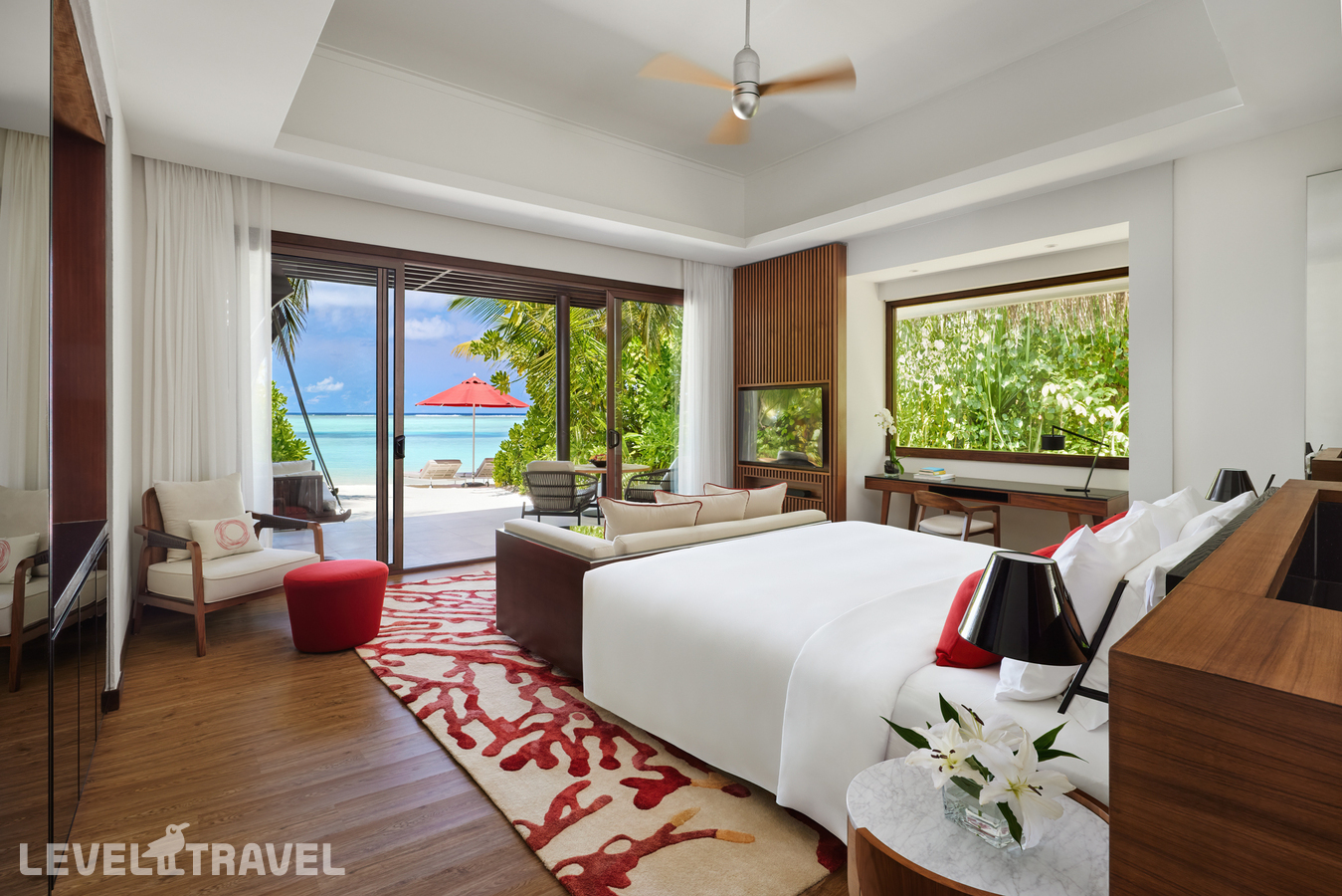 фотографии номера Пляжная вилла делюкс отеля Niyama Private Islands Maldives в Мальдивы(Даалу Атолл) - фото №4