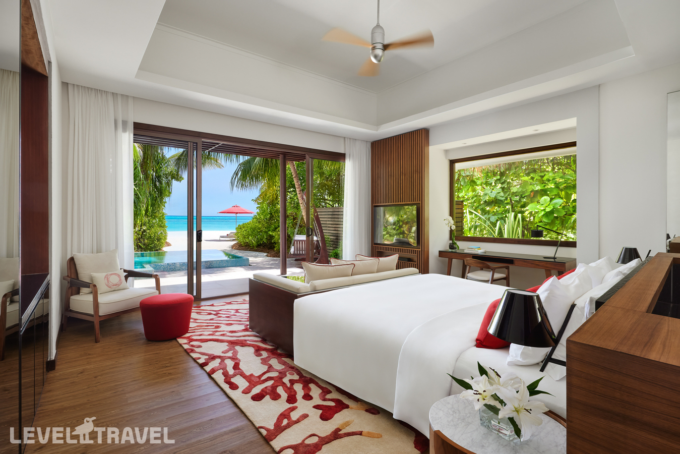 фотографии номера Пляжная вилла делюкс с бассейном отеля Niyama Private Islands Maldives в Мальдивы(Даалу Атолл) - фото №7