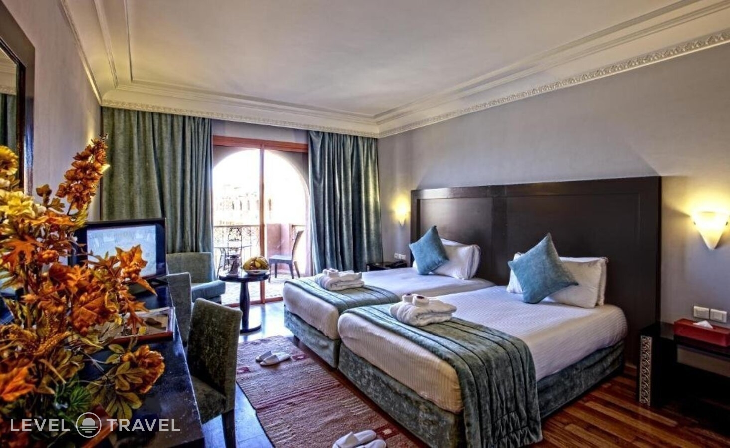 фотографии номера Люкс с видом на бассейн отеля Palm Plaza Marrakech Hotel & Spa в Марокко(Марракеш) - фото №4