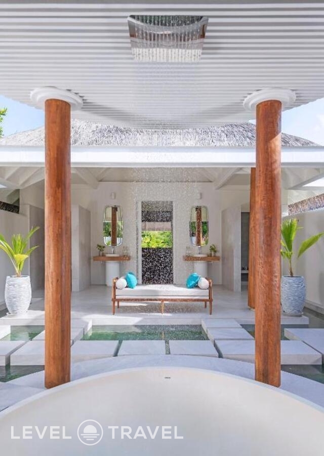 фотографии номера Пляжная резиденция (4 спальни) отеля Anantara Kihavah Villas в Мальдивы(Баа Атолл) - фото №12