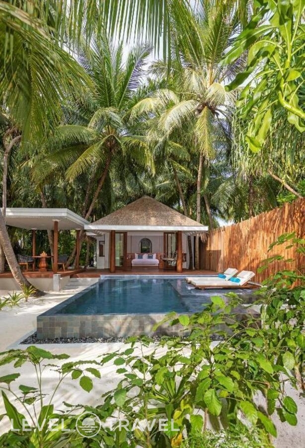 фотографии номера Пляжная резиденция (4 спальни) отеля Anantara Kihavah Villas в Мальдивы(Баа Атолл) - фото №19