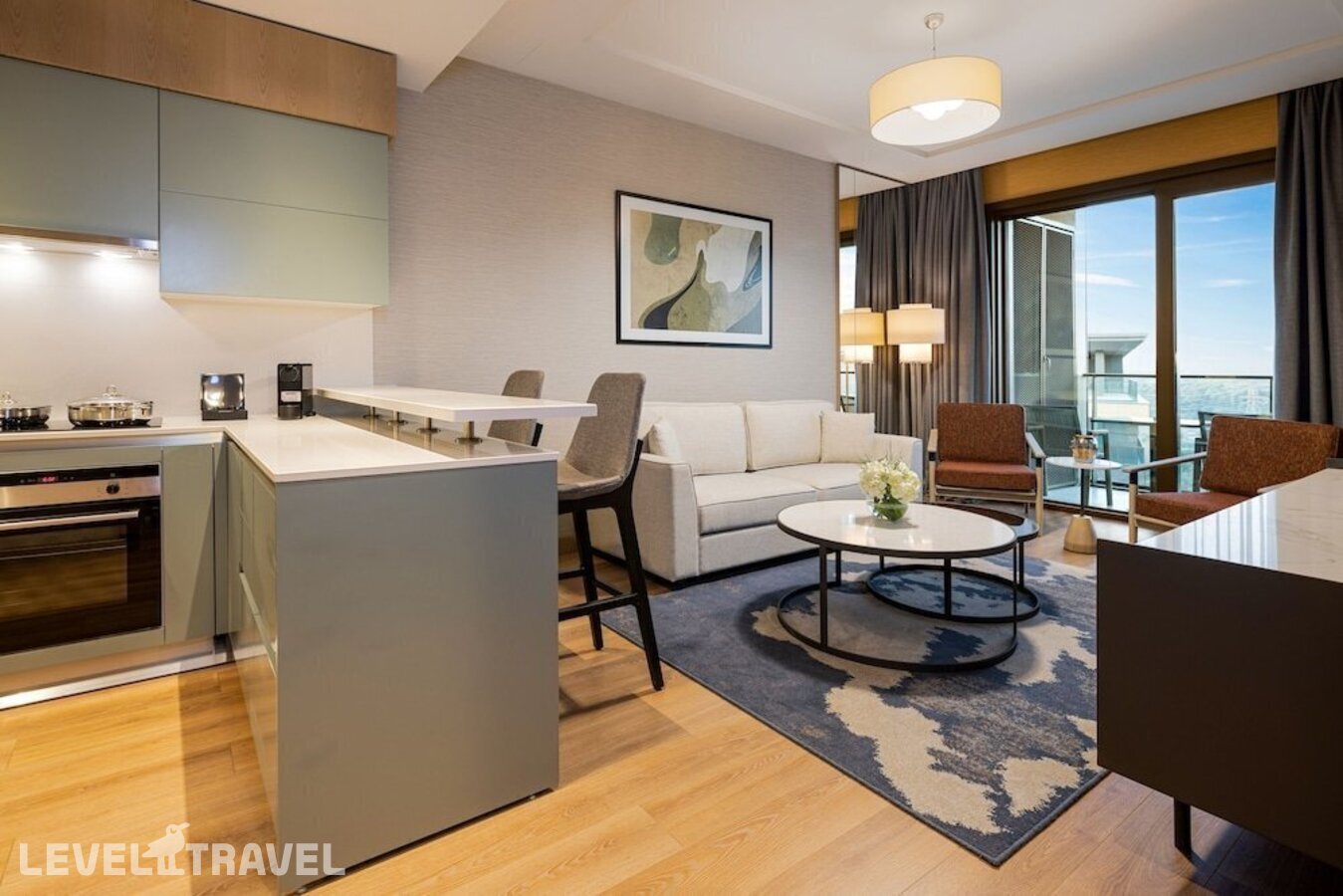 фотографии номера Улучшенные апартаменты отеля Movenpick Living Istanbul Camlivadi в Турция(Кягытхане) - фото №6