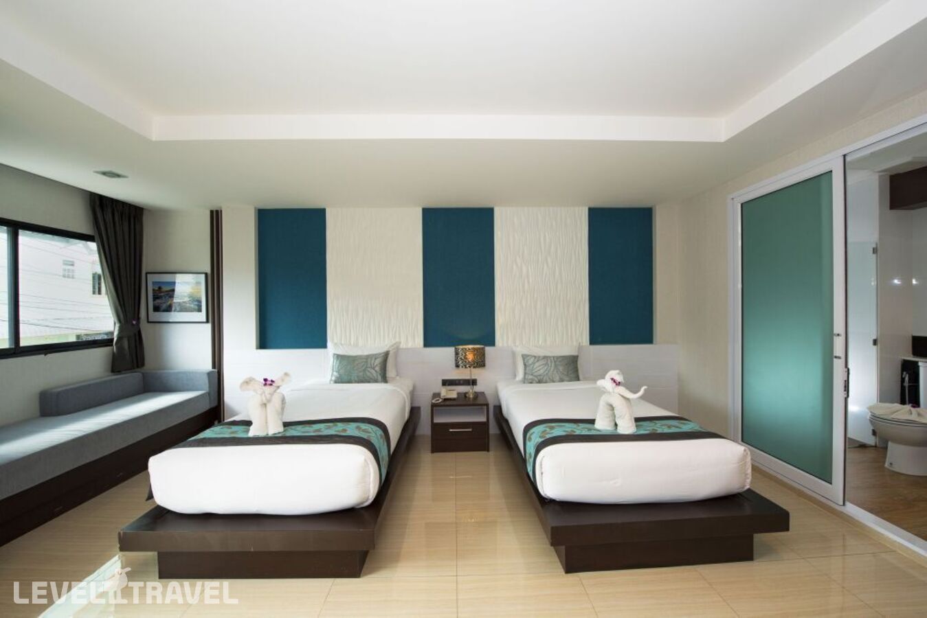 фотографии номера Делюкс (две односпальные кровати) отеля The Nice Hotel в Таиланд(Краби) - фото №1