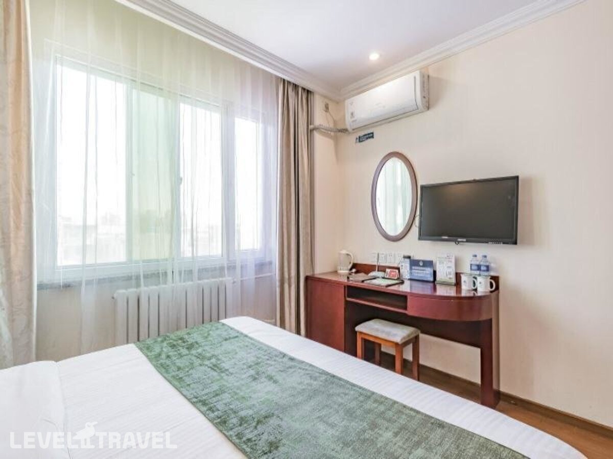 фотографии номера Стандартный номер отеля Greentree Inn Beijing East Yizhuang District Second Kechuang Street Express Hotel в Китай(Пекин) - фото №4