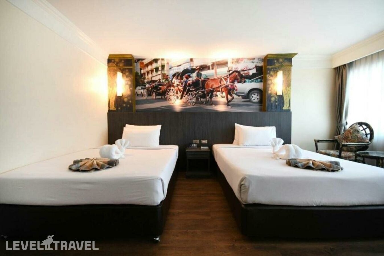 фотографии номера Улучшенный (две односпальные кровати) отеля Coco Beach Hotel Jomtien Pattaya (Ex.Jomtien Garden Hotel) в Таиланд(Джомтьен) - фото №11