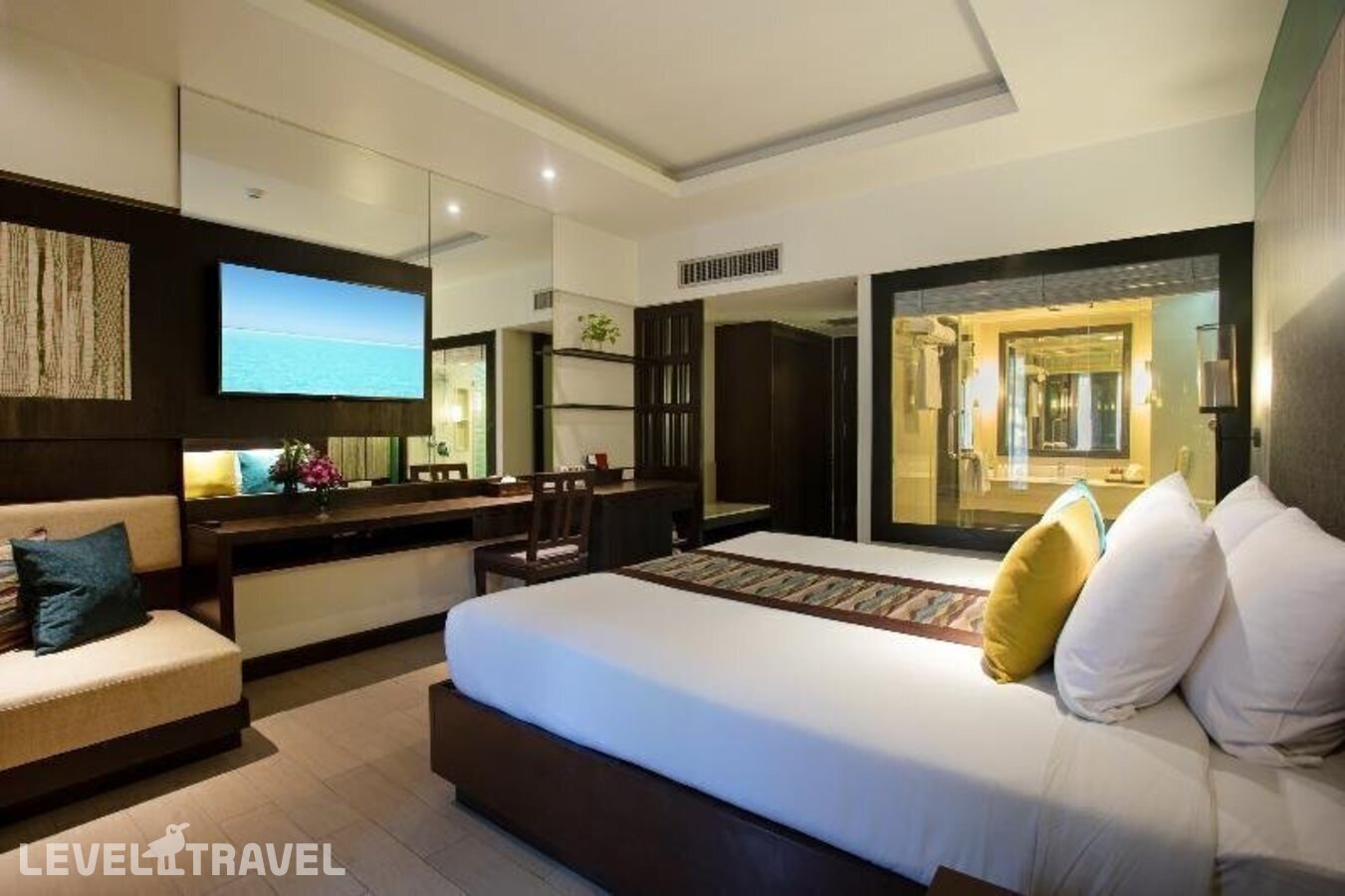 фотографии номера Стандартный (две односпальные кровати) отеля Courtyard By Marriott Phuket Patong Beach (Ex. Patong Merlin) в Таиланд(Патонг Бич) - фото №8