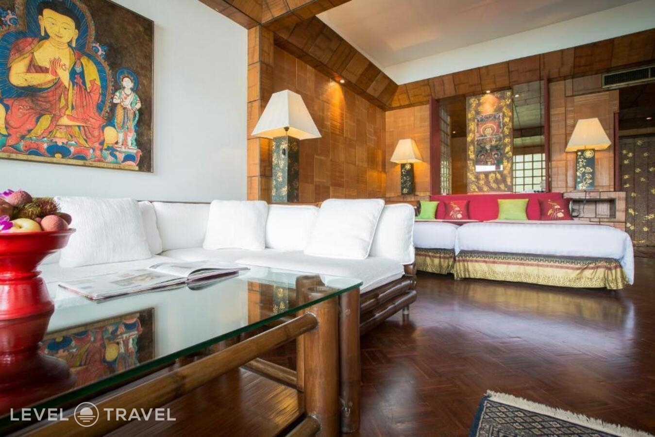 фотографии номера Люкс (две односпальные кровати) отеля Mom Tri's Villa Royale в Таиланд(Ката Ной Бич) - фото №12