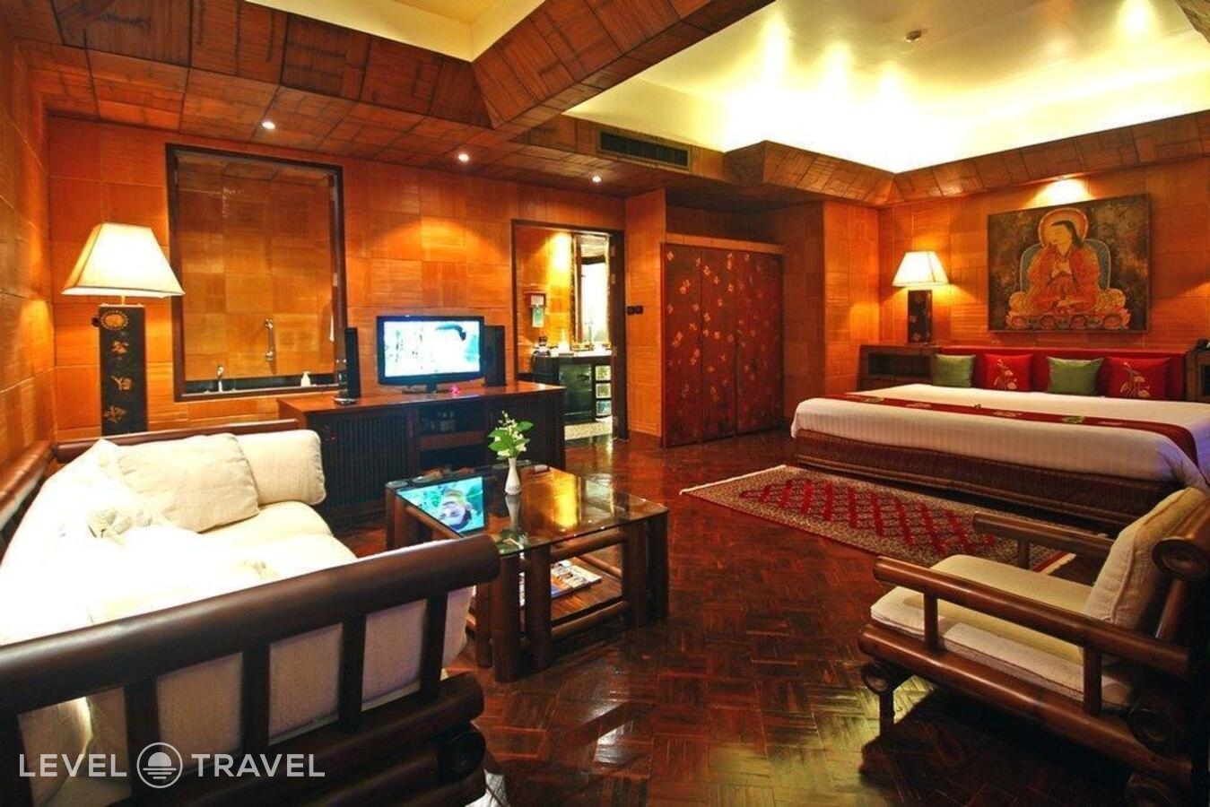 фотографии номера Люкс (две односпальные кровати) отеля Mom Tri's Villa Royale в Таиланд(Ката Ной Бич) - фото №6