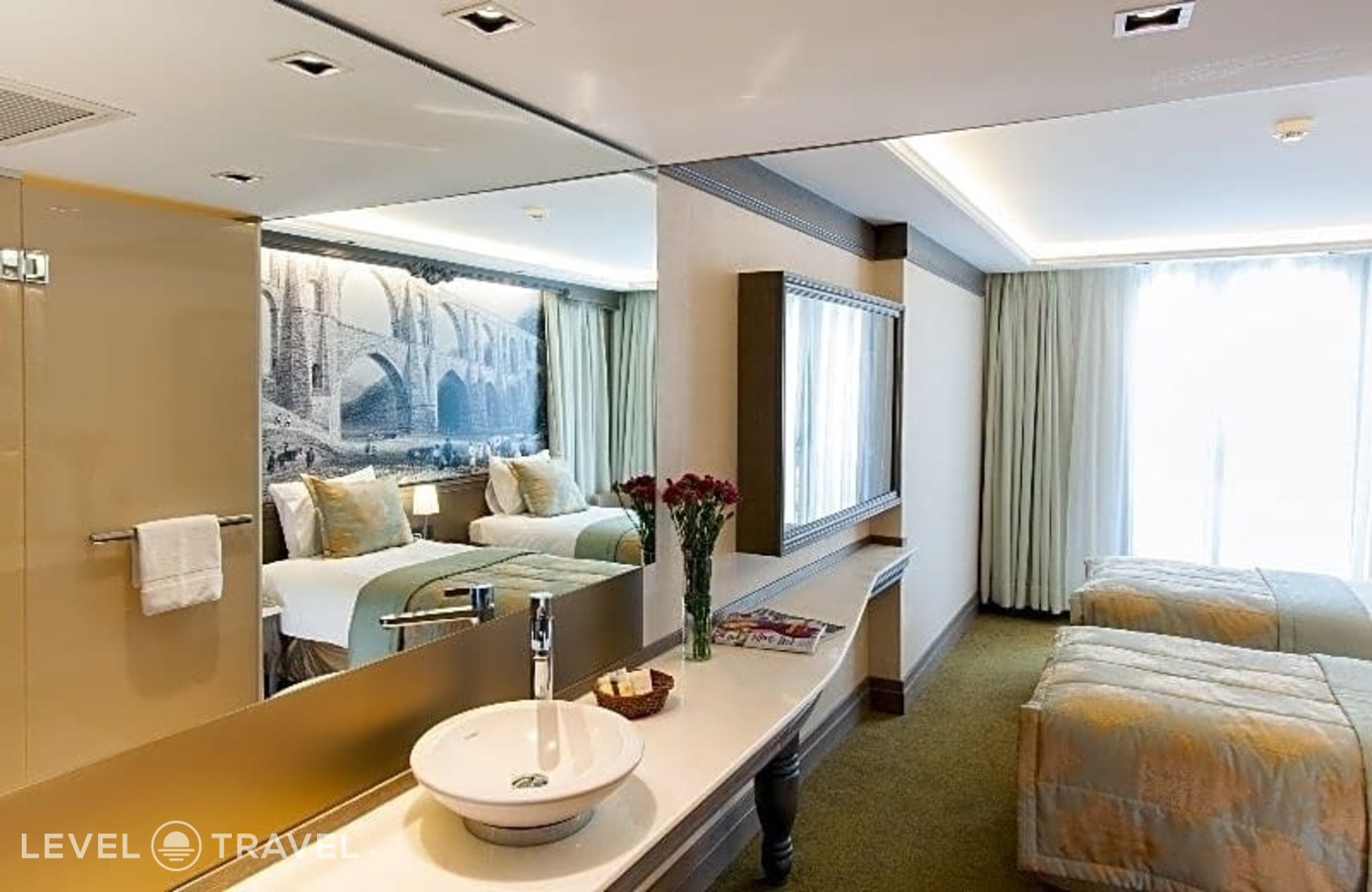 фотографии номера Стандартный (две односпальные кровати) отеля Ahc Ayasofya Hotel (Ex. Pierre Loti Hotel) в Турция(Фатих) - фото №3