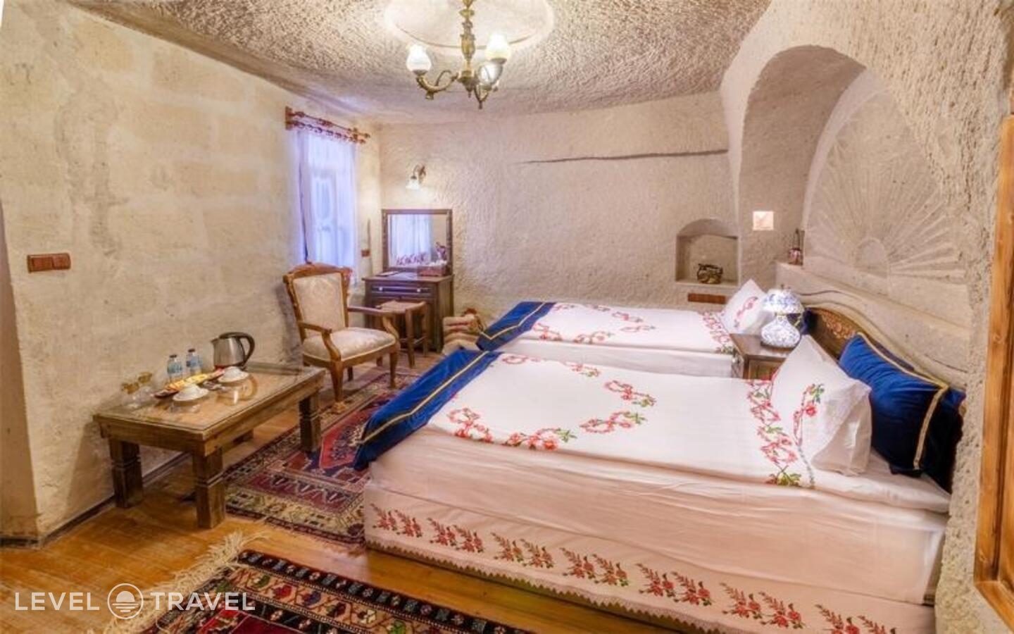 фотографии номера Стандартный (две односпальные кровати) отеля Gamirasu Cave Hotel в Турция(Ургюп) - фото №13