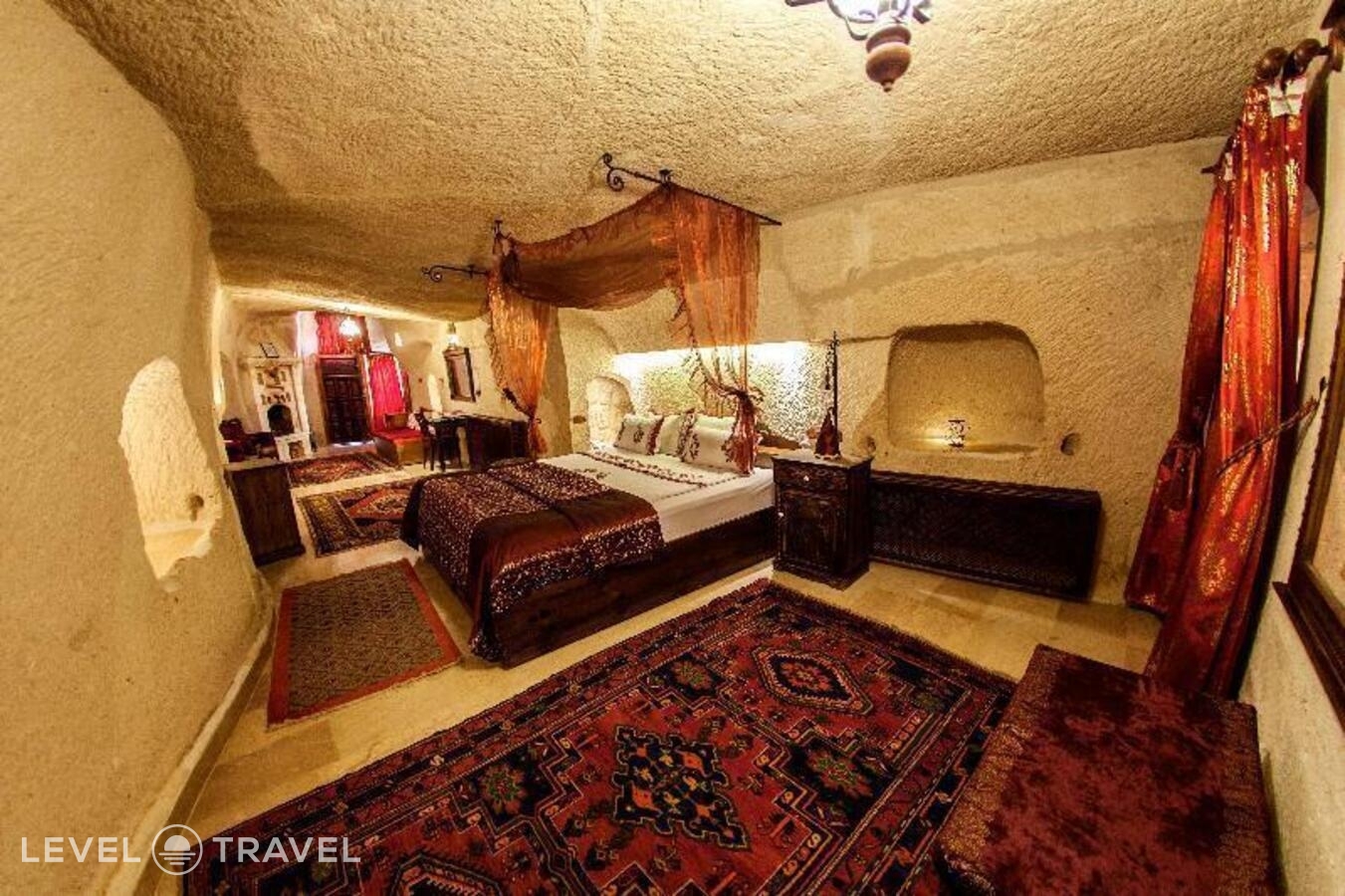 фотографии номера Стандартный (две односпальные кровати) отеля Gamirasu Cave Hotel в Турция(Ургюп) - фото №10