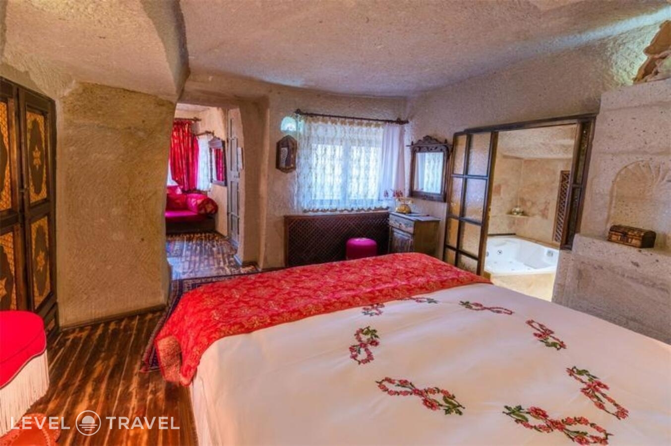 фотографии номера Стандартный (две односпальные кровати) отеля Gamirasu Cave Hotel в Турция(Ургюп) - фото №12