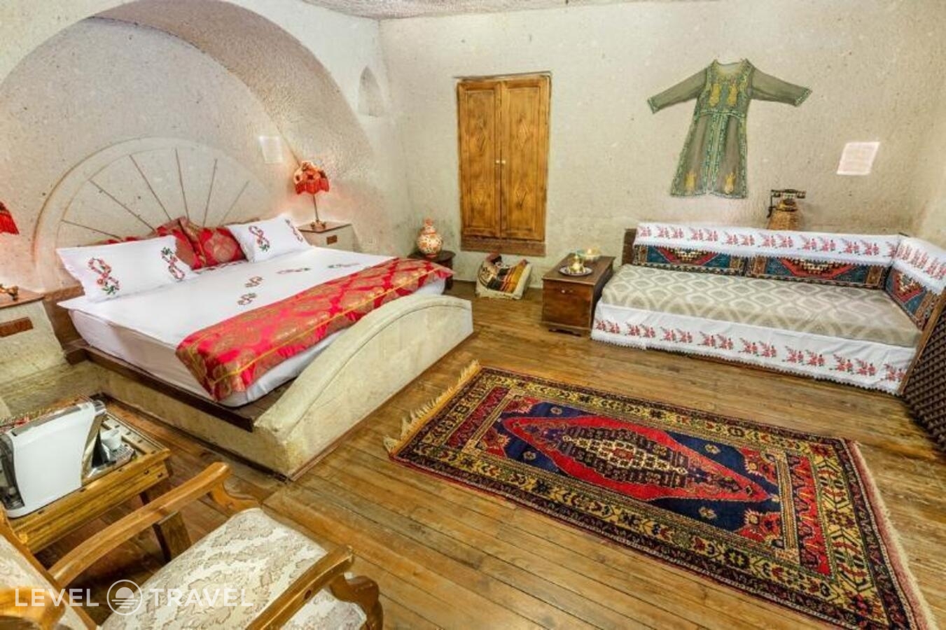 фотографии номера Стандартный (две односпальные кровати) отеля Gamirasu Cave Hotel в Турция(Ургюп) - фото №11