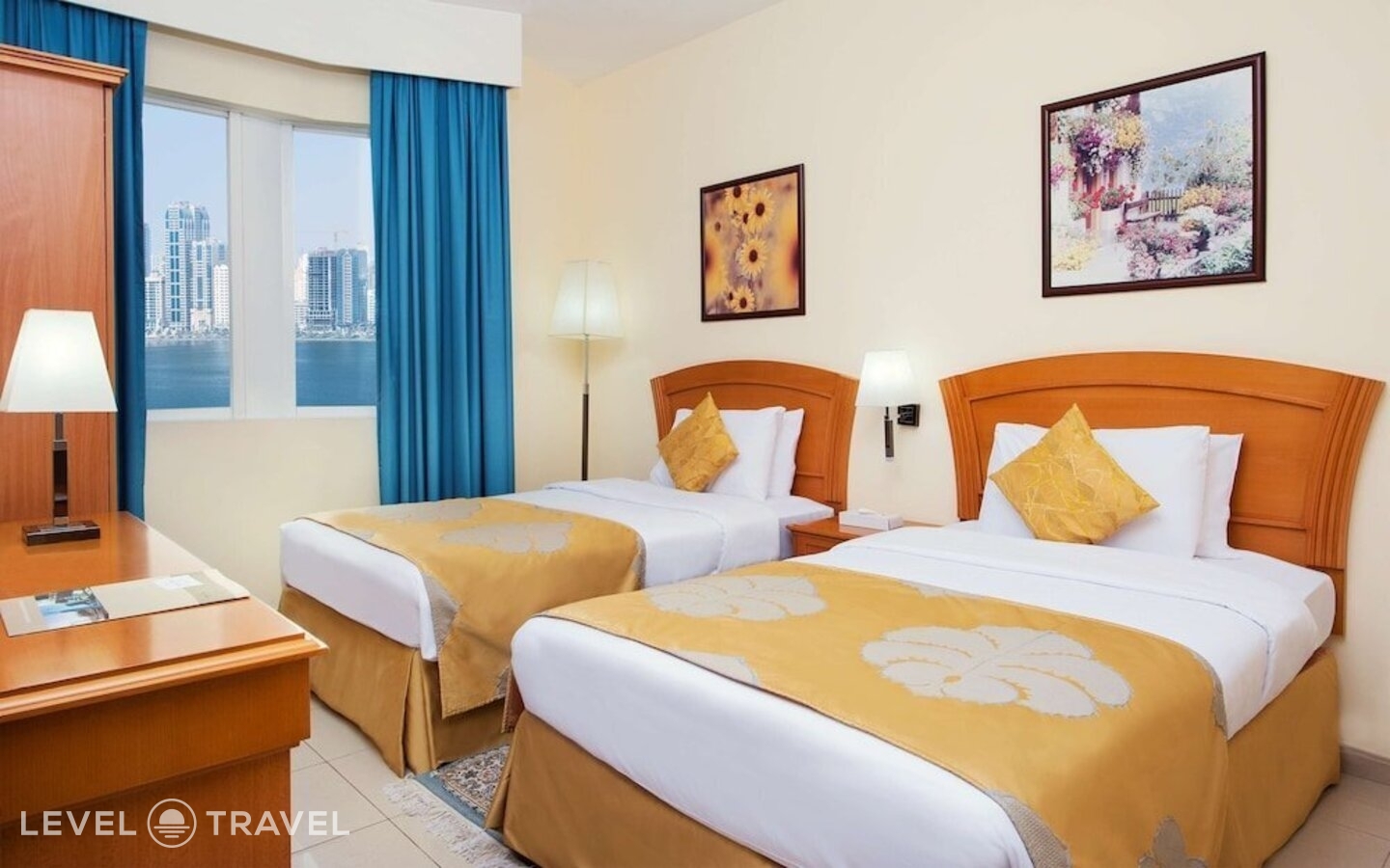 фотографии номера Студия (две односпальные кровати) отеля Golden Tulip Sharjah в ОАЭ(Шарджа) - фото №6