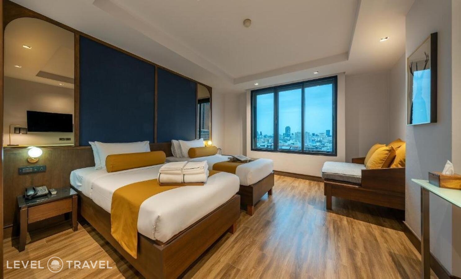 фотографии номера Делюкс (две односпальные кровати) отеля Graph Hotel (Ex. Bangkok Chada Hotel) в Таиланд(Бангкок) - фото №20