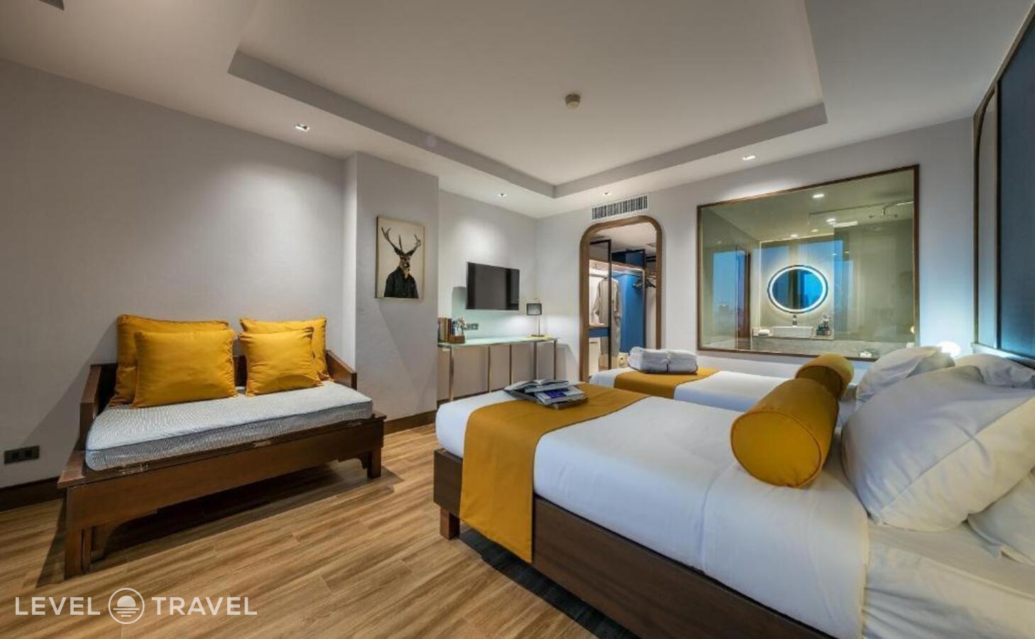 фотографии номера Делюкс (две односпальные кровати) отеля Graph Hotel (Ex. Bangkok Chada Hotel) в Таиланд(Бангкок) - фото №19