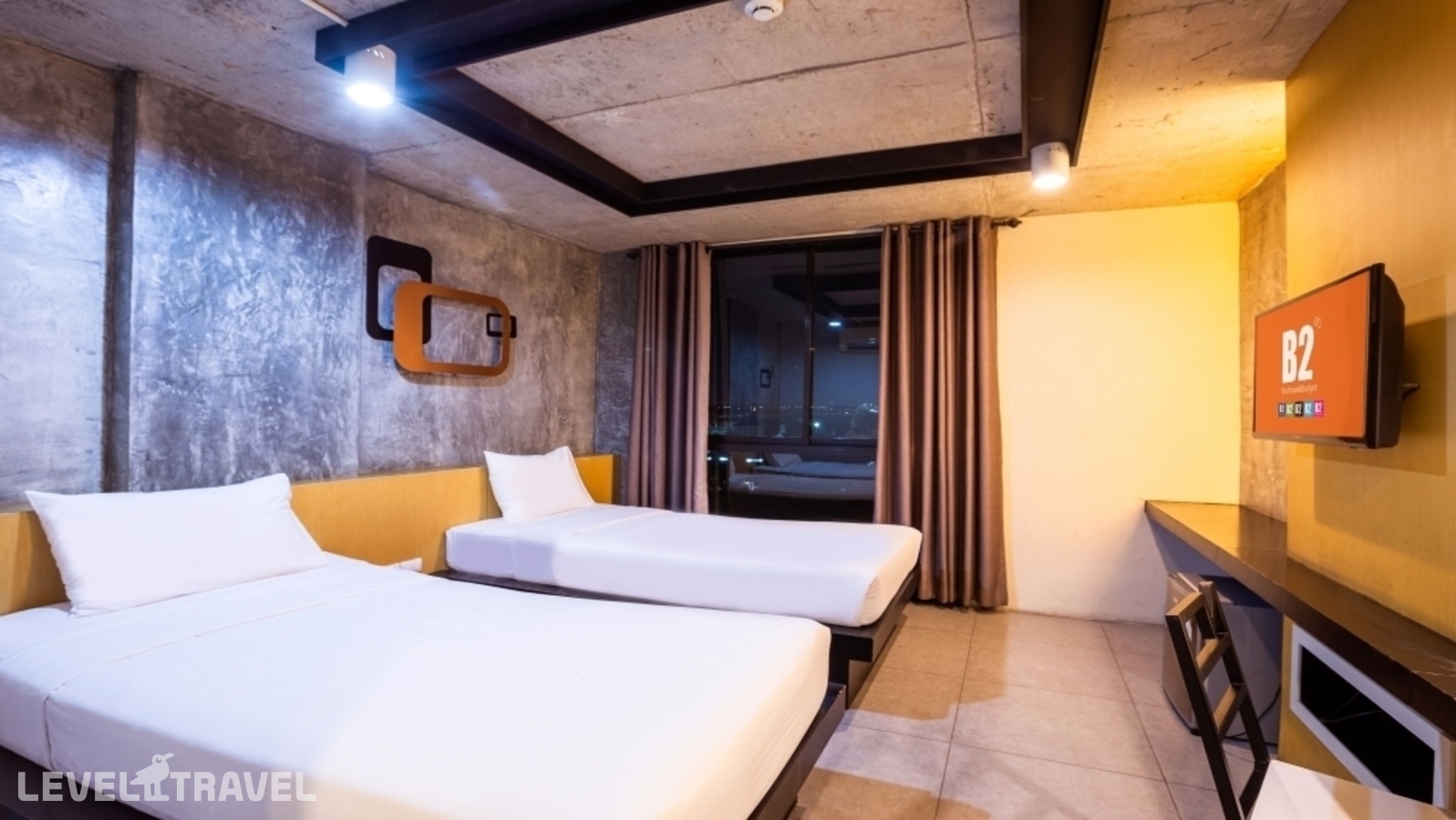 фотографии номера Улучшенный (две односпальные кровати) отеля B2 South Pattaya Hotel в Таиланд(Центральная Паттайя) - фото №2