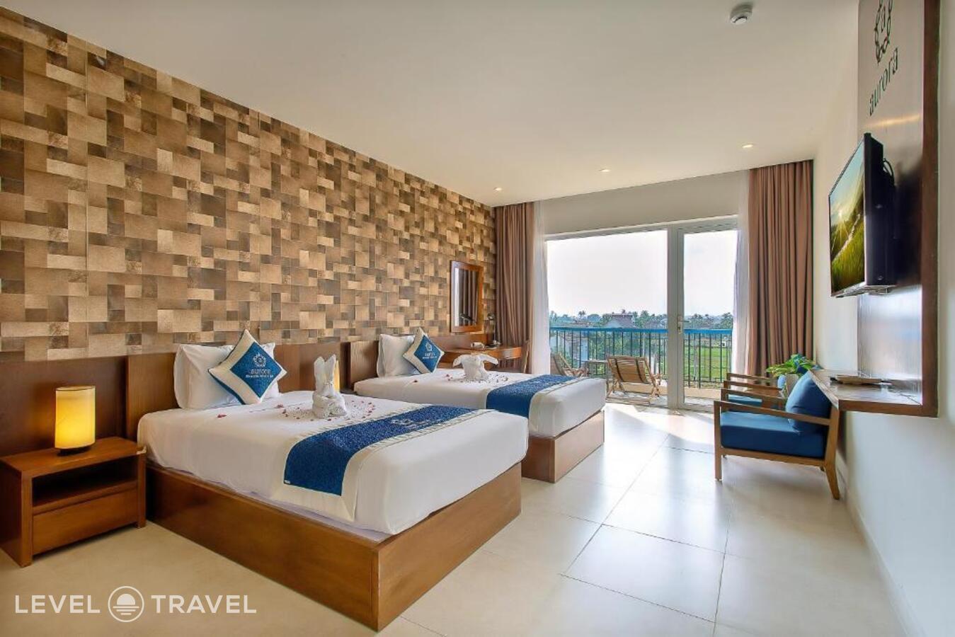 фотографии номера Делюкс (две односпальные кровати) отеля Aurora Riverside Hotel (Ex. Phuoc An River Hotel) в Вьетнам(Хойан) - фото №2