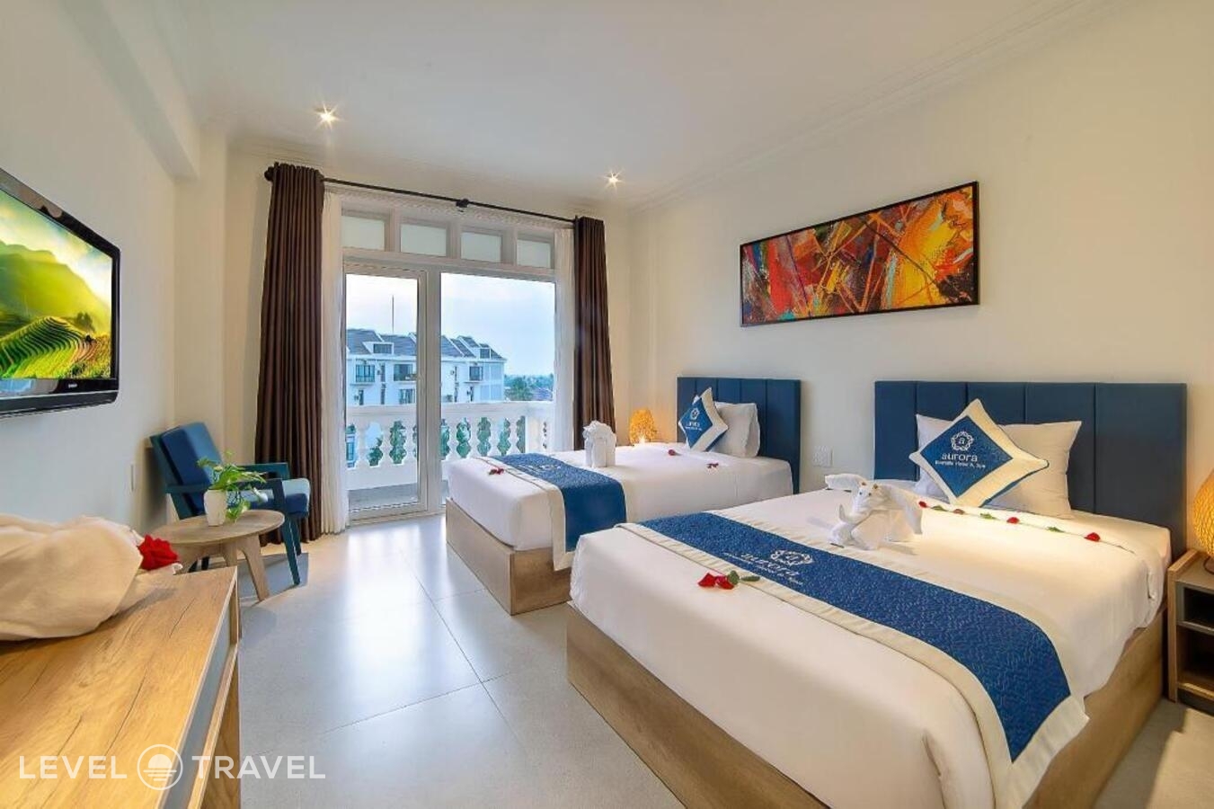 фотографии номера Улучшенный (две односпальные кровати) отеля Aurora Riverside Hotel (Ex. Phuoc An River Hotel) в Вьетнам(Хойан) - фото №2