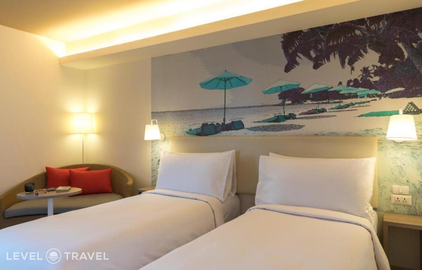 фотографии номера Стандартный (две односпальные кровати) отеля Travelodge Pattaya (Ex. Premier Inn Pattaya) в Таиланд(Центральная Паттайя) - фото №3