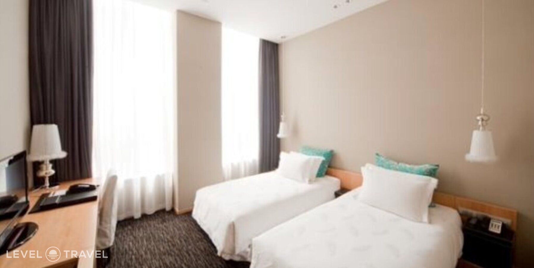 фотографии номера Улучшенный (две односпальные кровати) отеля Royal Tulip Luxury Hotel Carat в Китай(Гуанчжоу) - фото №1