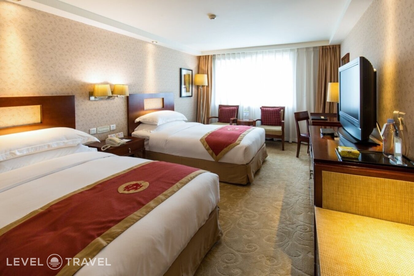 фотографии номера Стандартный (две односпальные кровати) отеля Sunworld Hotel в Китай(Пекин) - фото №1