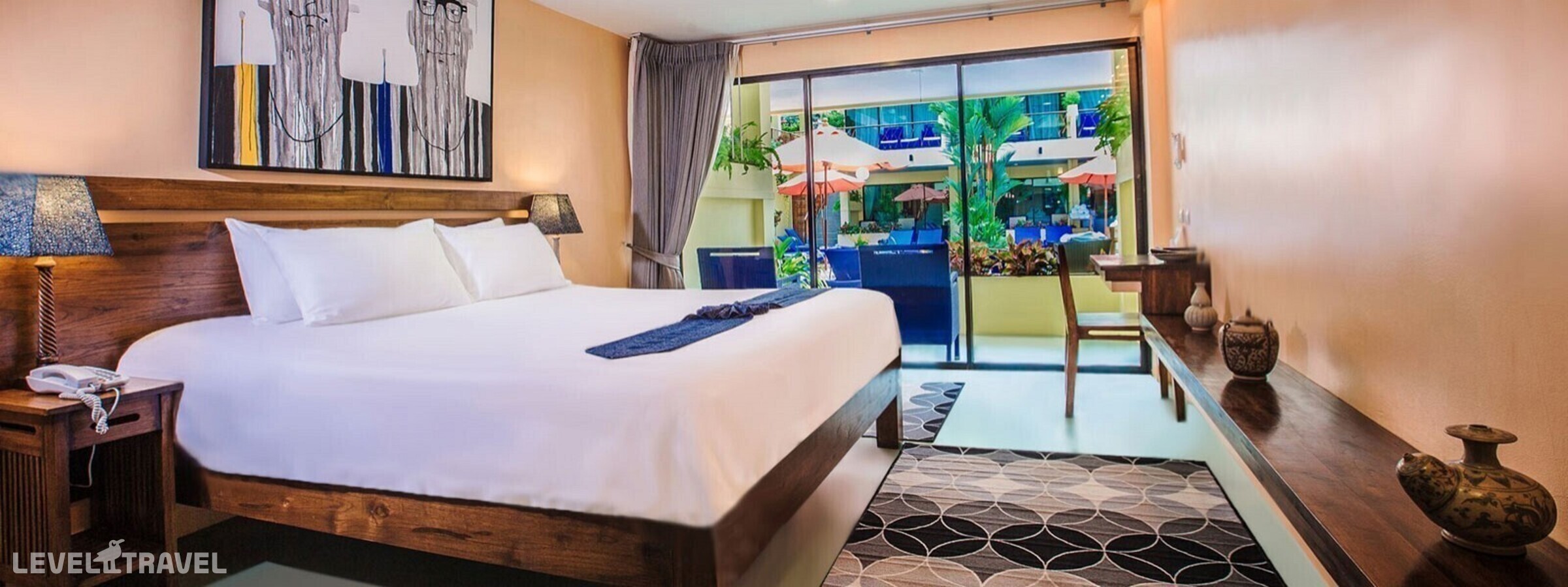 фотографии номера Номер с выходом к бассейну отеля CC's Hideaway Hotel (Ex.C.C. Blooms) в Таиланд(Ката Бич) - фото №1