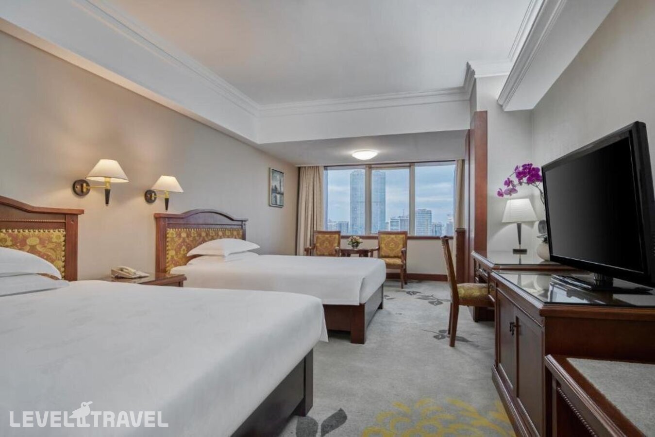 фотографии номера Делюкс (две односпальные кровати) отеля Canton Hotel в Китай(Гуанчжоу) - фото №1