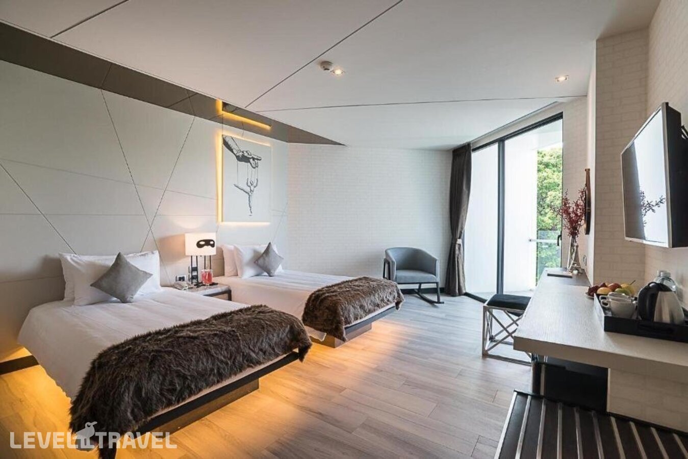 фотографии номера Делюкс (две односпальные кровати) отеля Mera Mare Hotel в Таиланд(Центральная Паттайя) - фото №3