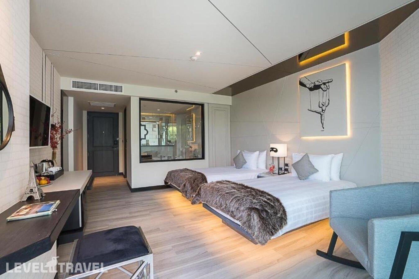 фотографии номера Делюкс (две односпальные кровати) отеля Mera Mare Hotel в Таиланд(Центральная Паттайя) - фото №6