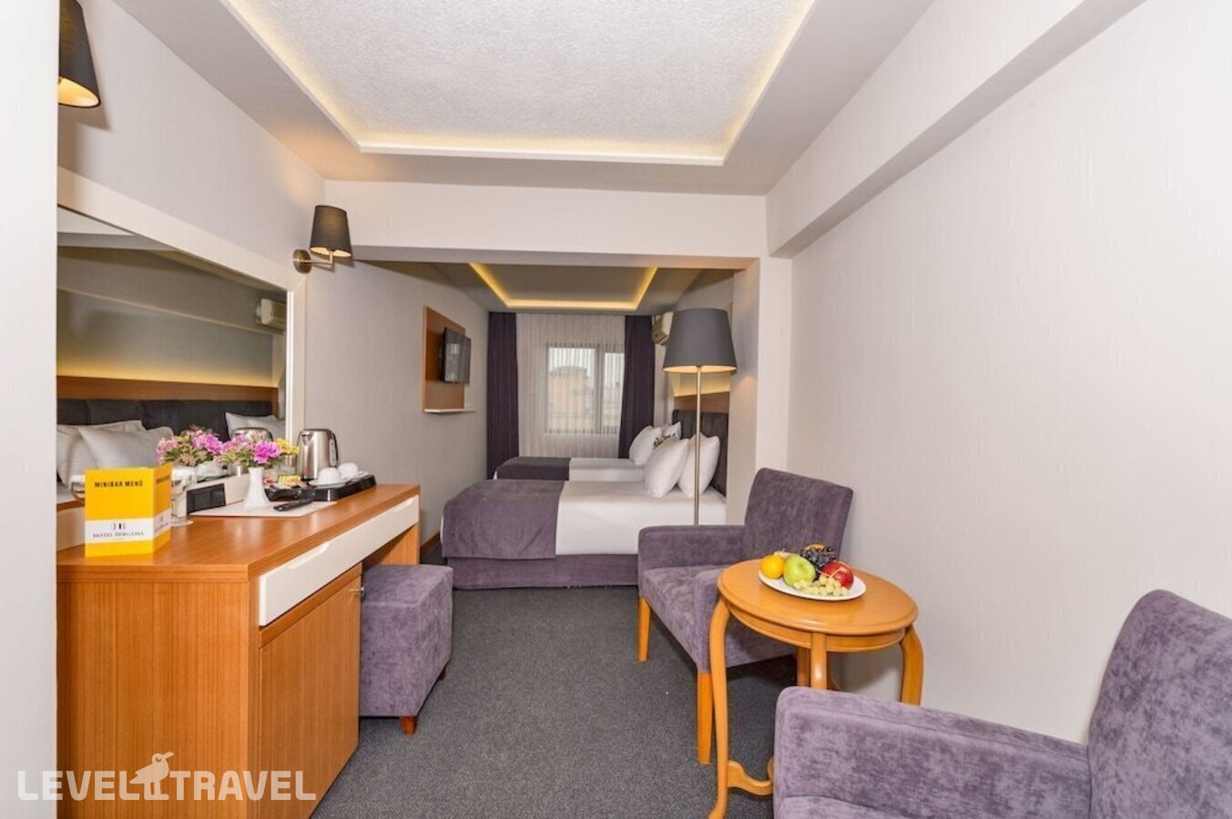 фотографии номера Стандартный (две односпальные кровати) отеля Bergama Hotel в Турция(Фатих) - фото №3